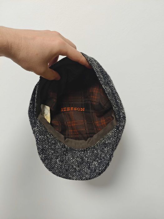 Stetson р 56 s / m чоловіча сіра твідова кепка кепі стильна мужская