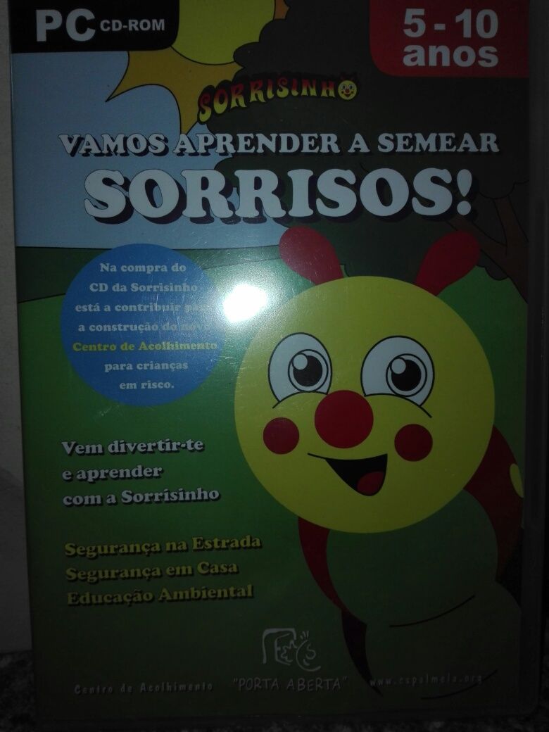 Jogo PC CD-ROM Vamos Aprender Semear Sorrisos