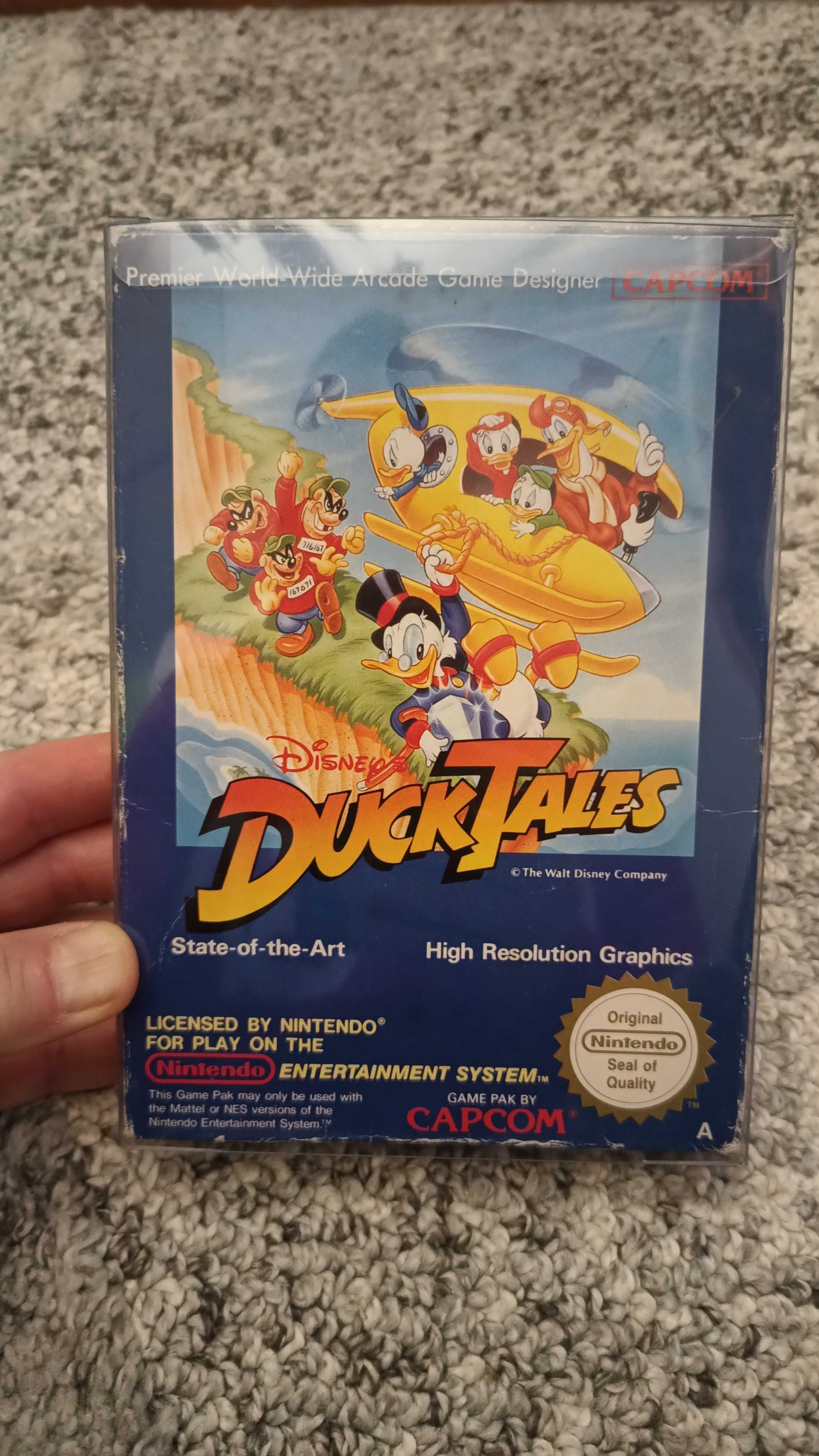 Duck Tales NES komplet Box instrukcje protektor