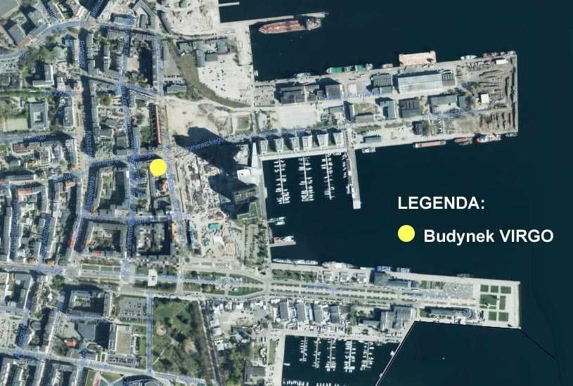 Biuro w budynku VIRGO - 2 pokoje - biuro o łącznej pow. 43,95 m2