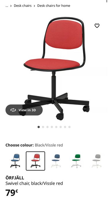 Cadeira de escritório IKEA