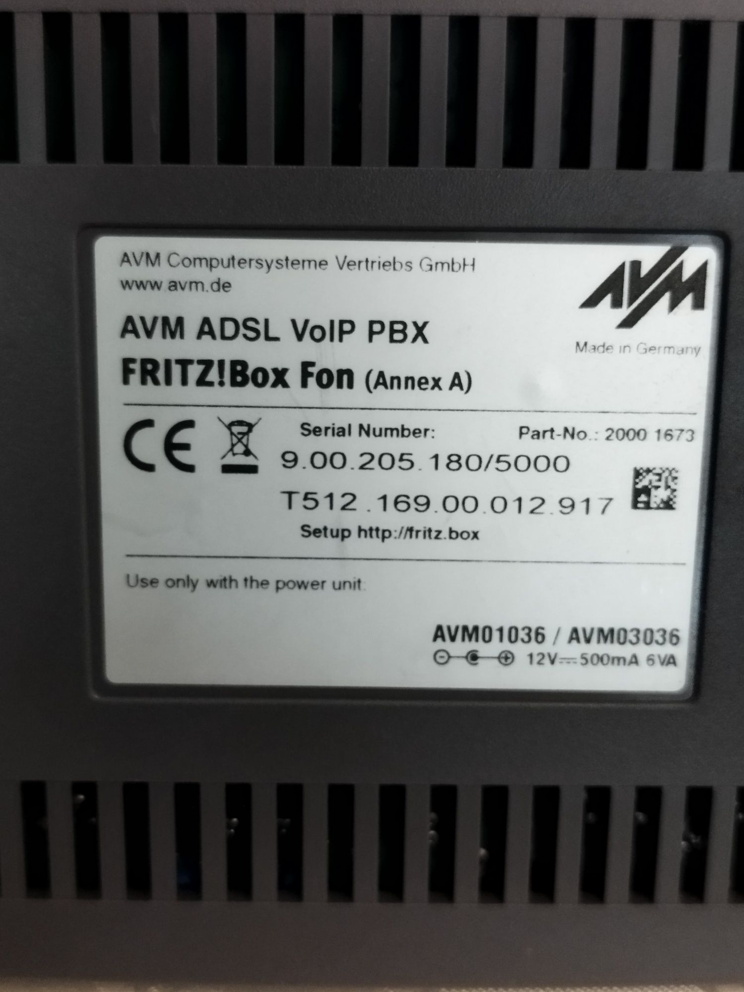 Frit box fon modem