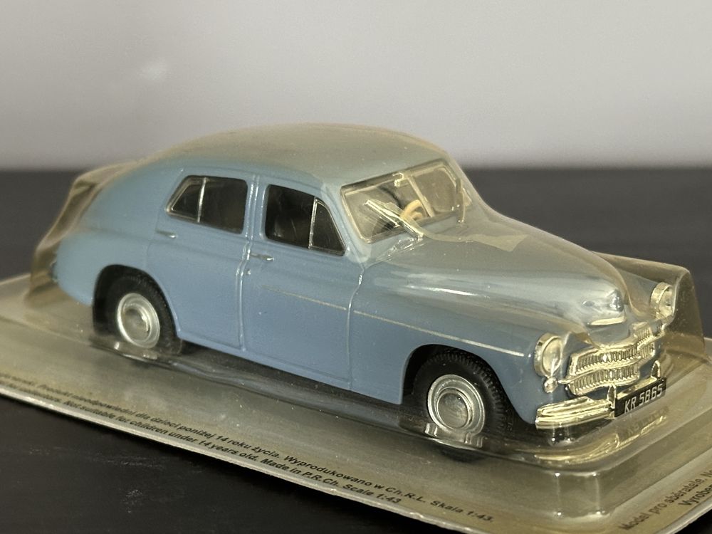 Kultowe auta PRL - Warszawa M20 - skala 1:43