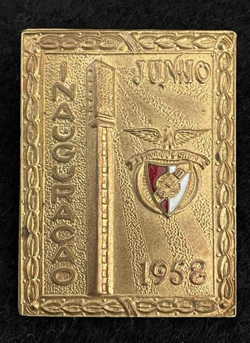 Medalha Inauguração torres iluminação Benfica 1958