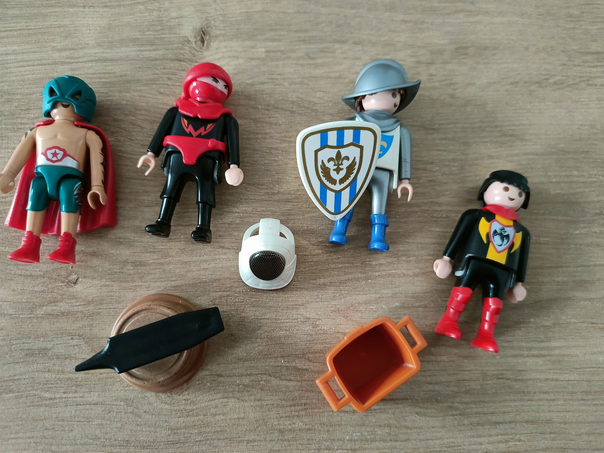 Figurki, ludziki jak Playmobile, rycerz, ninja