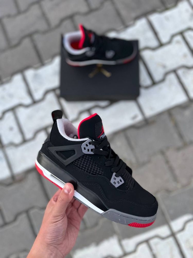 Кросівки Nike Air Jordan 4 Retro 'Bred' (36,37)