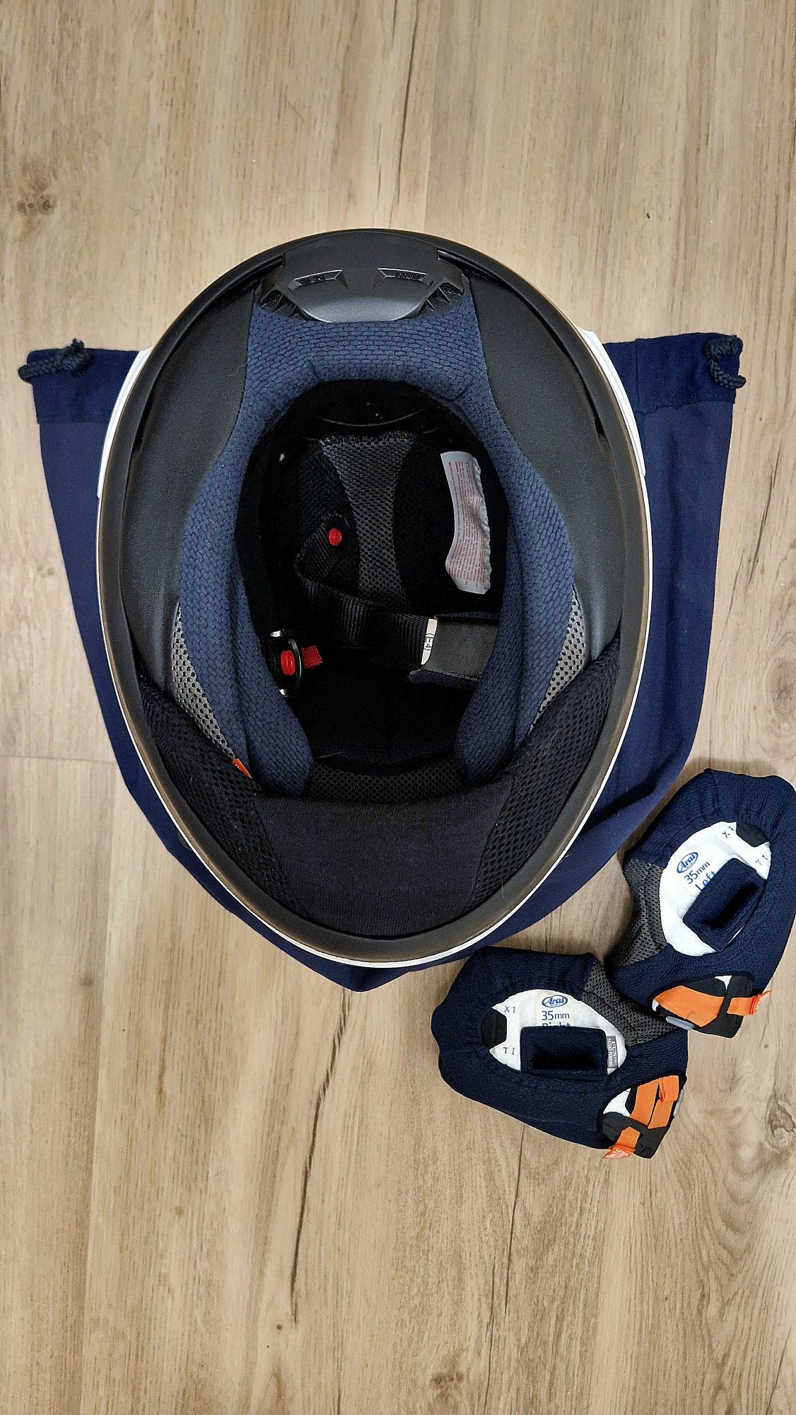 *Oportunidade*Arai RX7-V Diamond White igual a novo + extras
