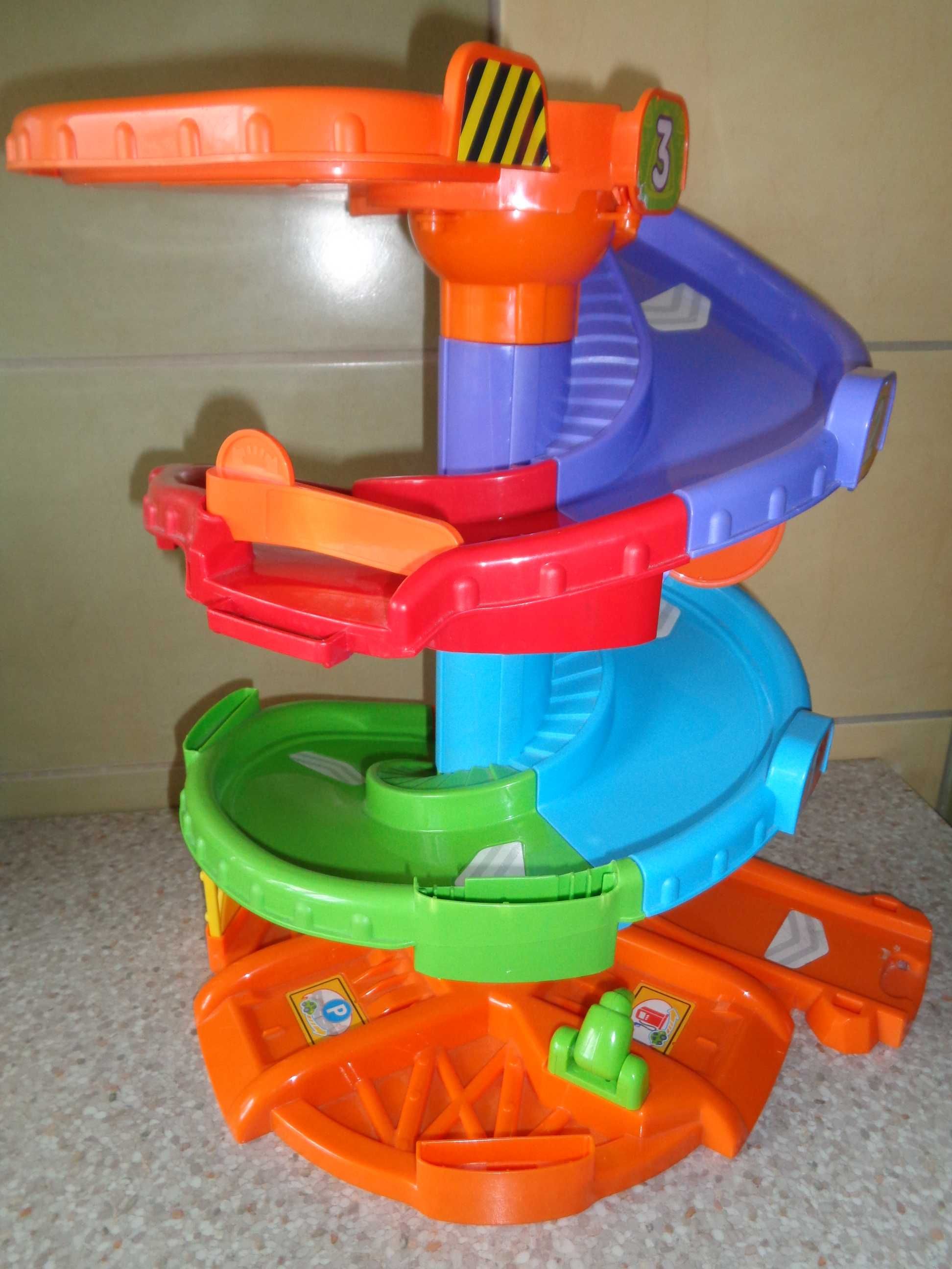 Vtech zjeżdżalnia tor samochodowy 41 cm 3 poziomy