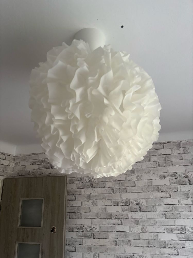 IKEA VINDKAST lampa chmurka wisząca biała 50cm