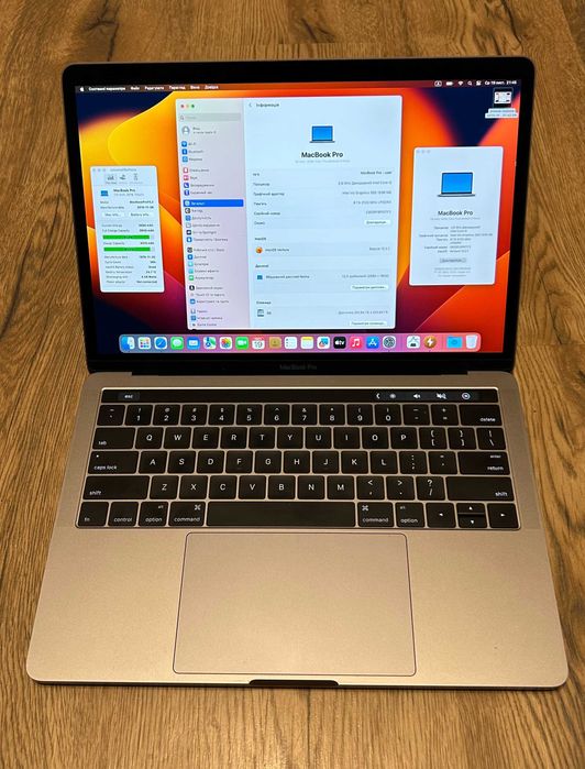 ІДЕАЛЬНИЙ Macbook PRO 13", A1706, 8 RAM, 256 SSD повний комплект