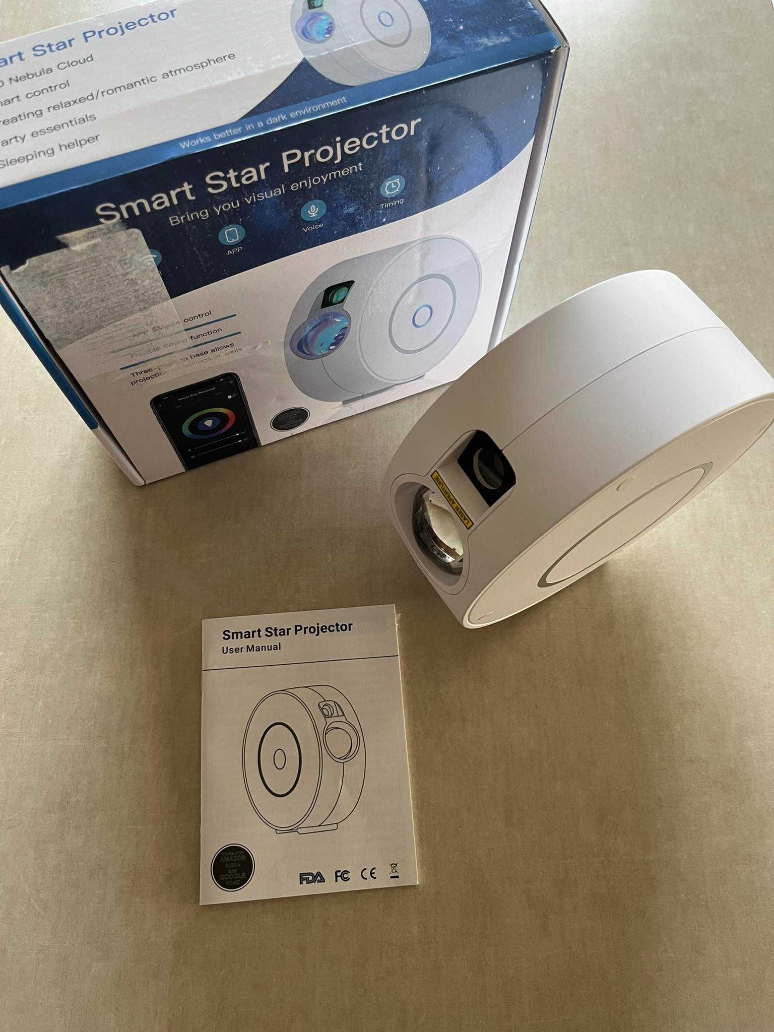 Projektor Gwiazd Smart Galaxy Lasery 3D LED WIFI  lampka nocna