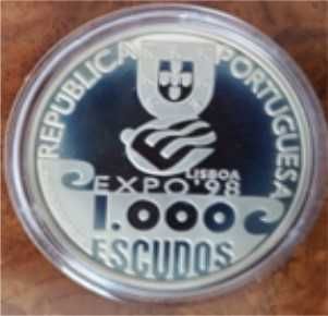 Moeda Milénio do Atlântico Proof Prata 1999