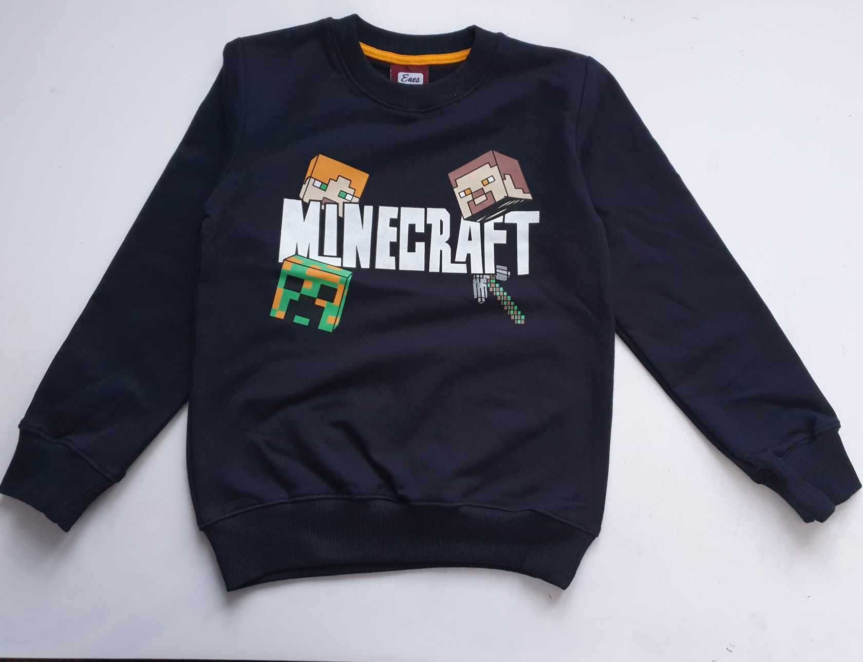 Minecraft nowa bluza chłopięca 110 cm