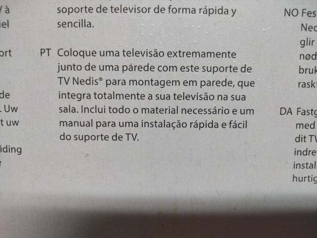 Suporte tv nedis 37-70