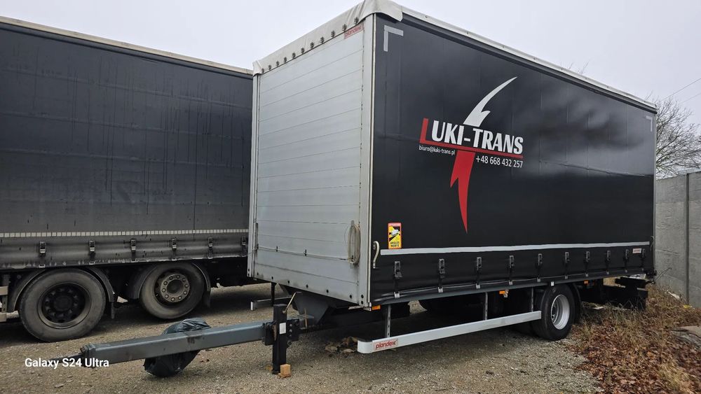 PTM PLANDEX PTL11 przyczepa ciężarowa  Przyczepa ciężarowa PLANDEX PTL11, jednoosiowa, CESJA LEASING !!! 2022