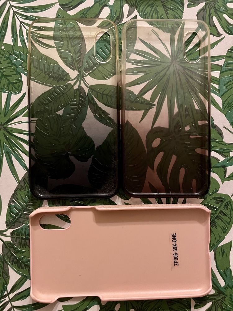 Case etui Iphone X XS - KOMPLET PIECIU - trzy nowe, dwa używane