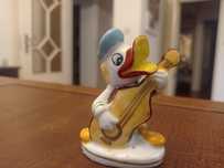 Patinhos músicos em porcelana