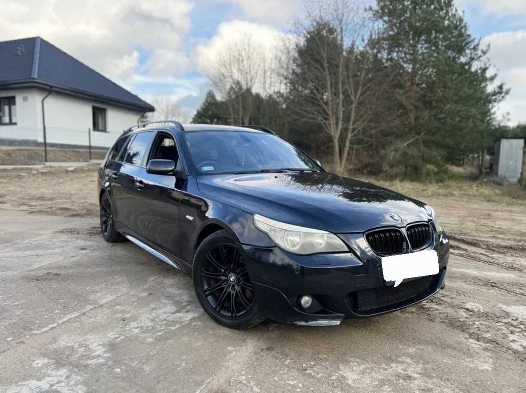 Bmw e61 m-pakiet 3 0d 218km automat carbonschwarz wszystkie czesci!