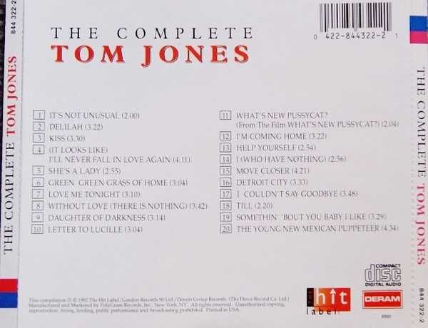 Tom Jones The Complete Tom Jones - CD