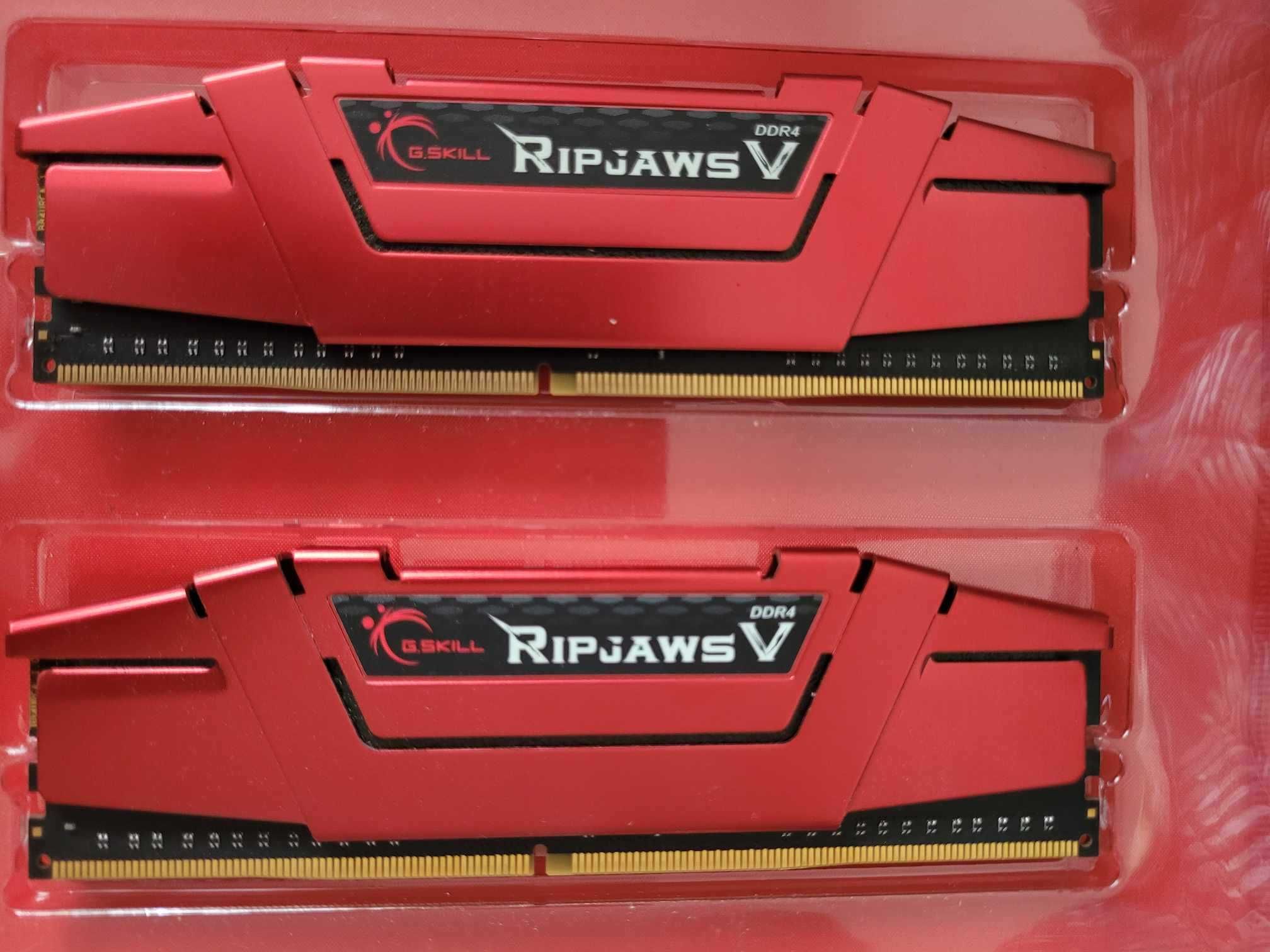 G.SKILL 16GB (2x8GB) 3200MHz CL15 Ripjaws V Red