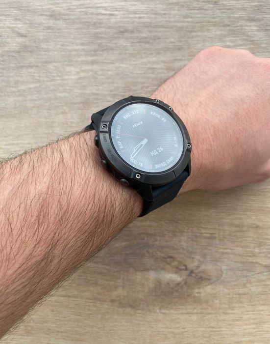 Garmin Fenix 6X Pro + Сапфірове скло | Карти, музика | Ідеальний стан
