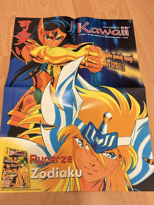 Plakaty z Kawaii Dragon Ball, Yu-Gi-Oh, Rycerze zodiaku manga anime