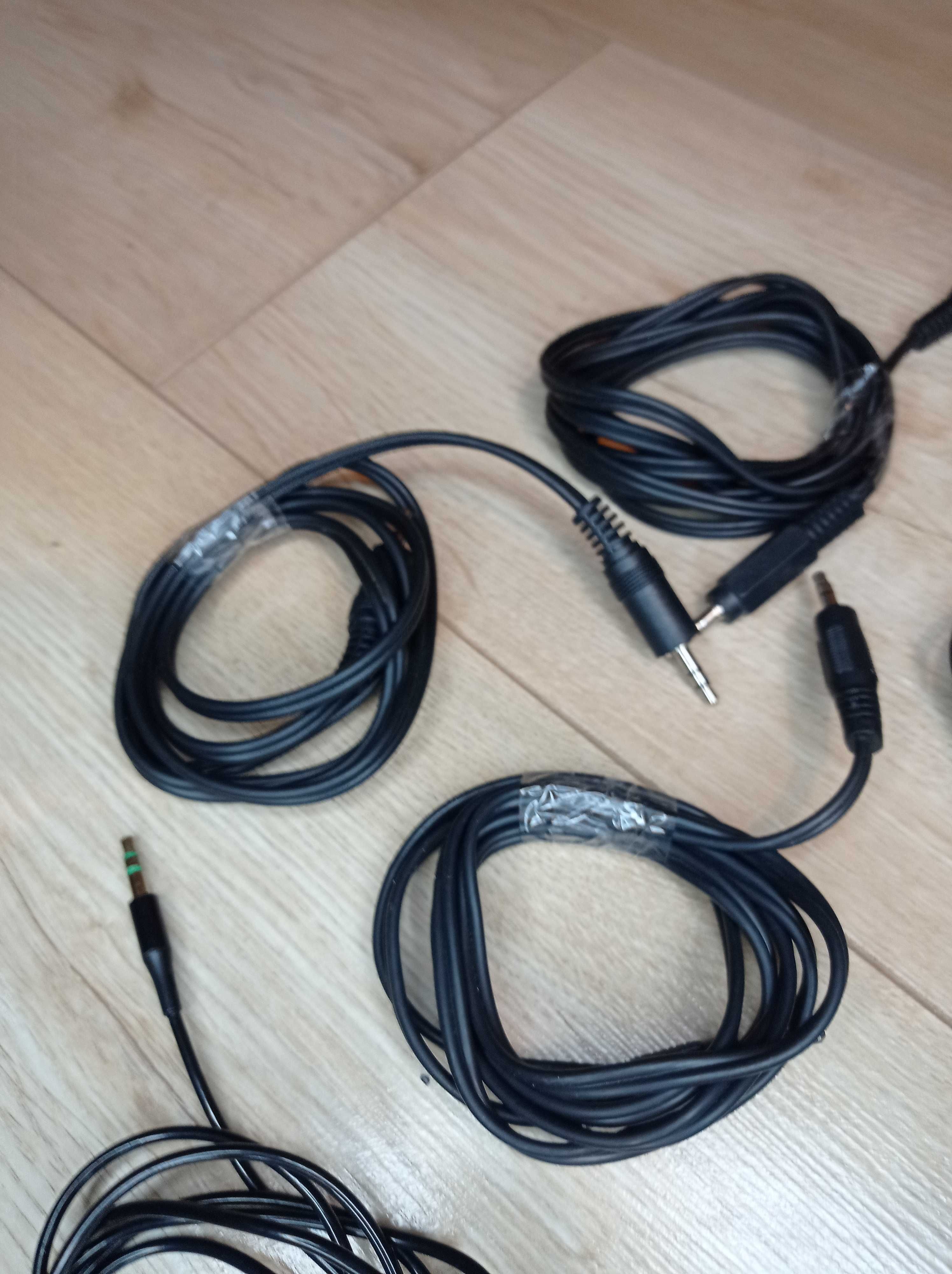 Kable audio minijack 3,5 mm - minijack 3,5 mm mix zestaw komplet