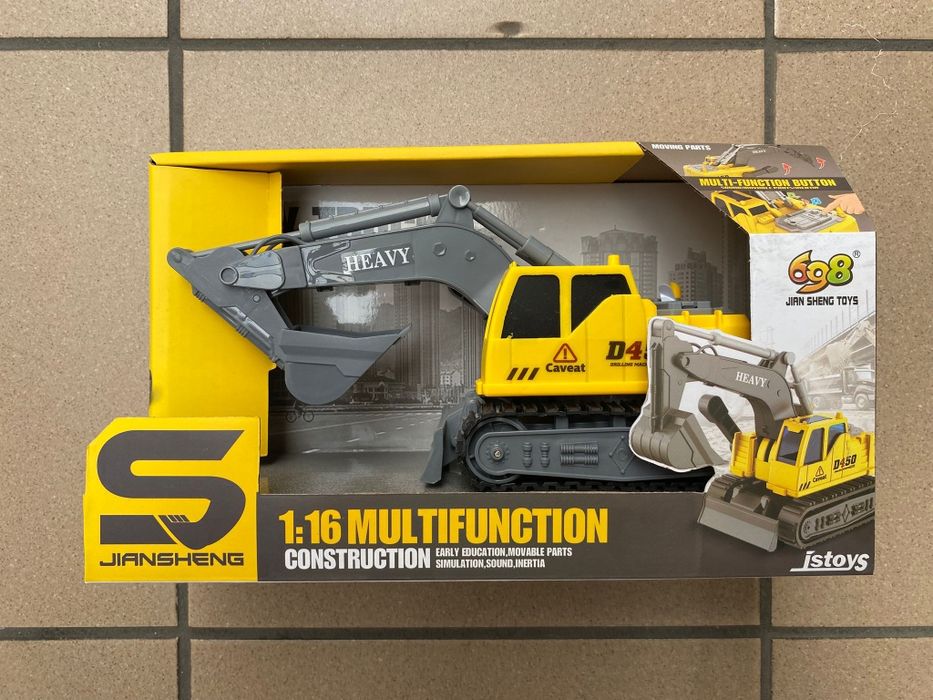 Zabawka koparka dla chłopca