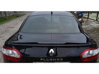 Renault Fluence 2009+ рр. Спойлер LIP (Sunplex, чорний)