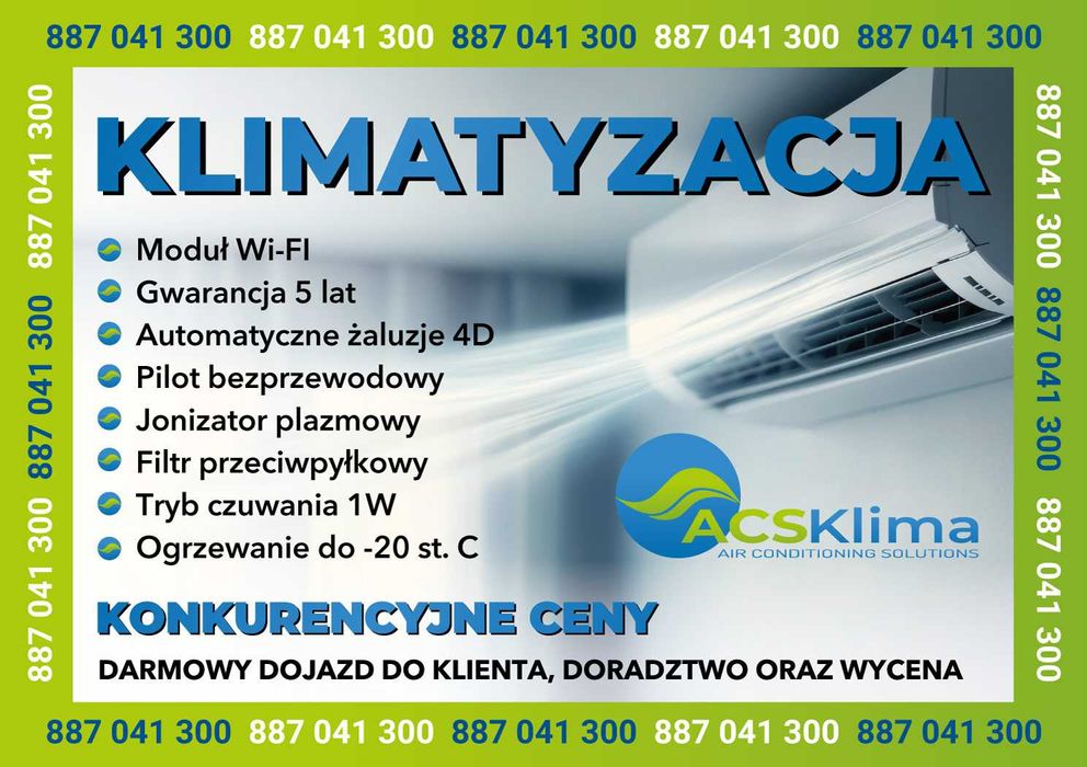Ekonomiczne ogrzewanie, chłodzenie - montaż i serwis klimatyzacji.