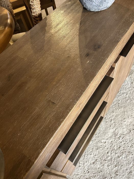 Komoda drewniana rustykalna farmhouse akacja