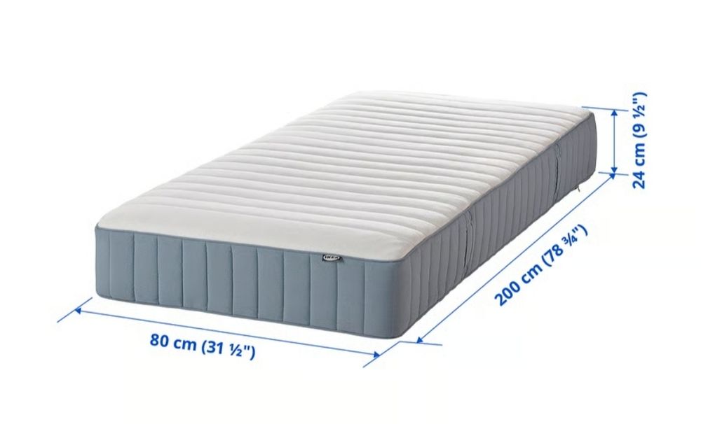 Materac IKEA średnio twardy 80x200cm