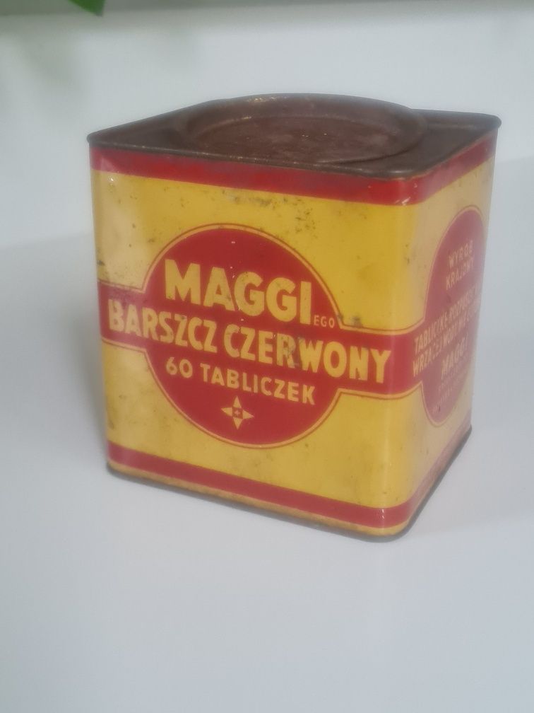 Puszka Maggi z lat 1930 Unikat