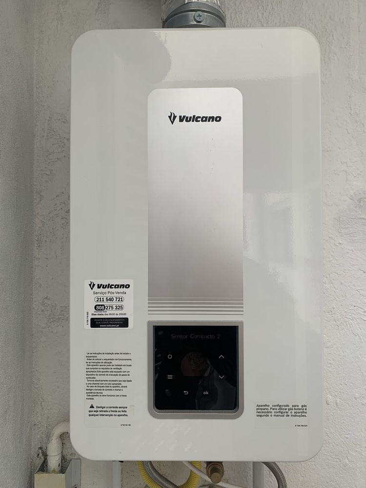 Esquentador Vulcano sensor compacto 2