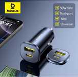 Baseus 30W Автомобильное зарядное устройство DP1 Car Charger