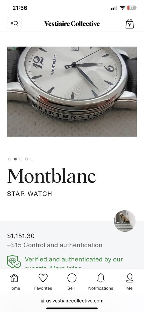 Продам оригинал  часы Montblanc Meisterstuck