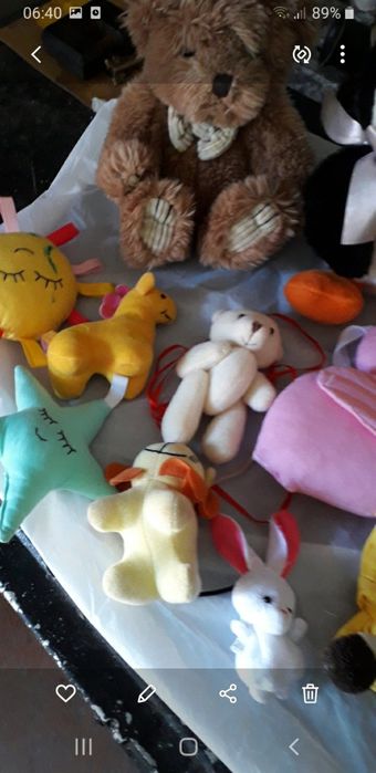 Мягкие детские игрушки.