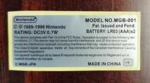 Game boy pocket autocolantes
