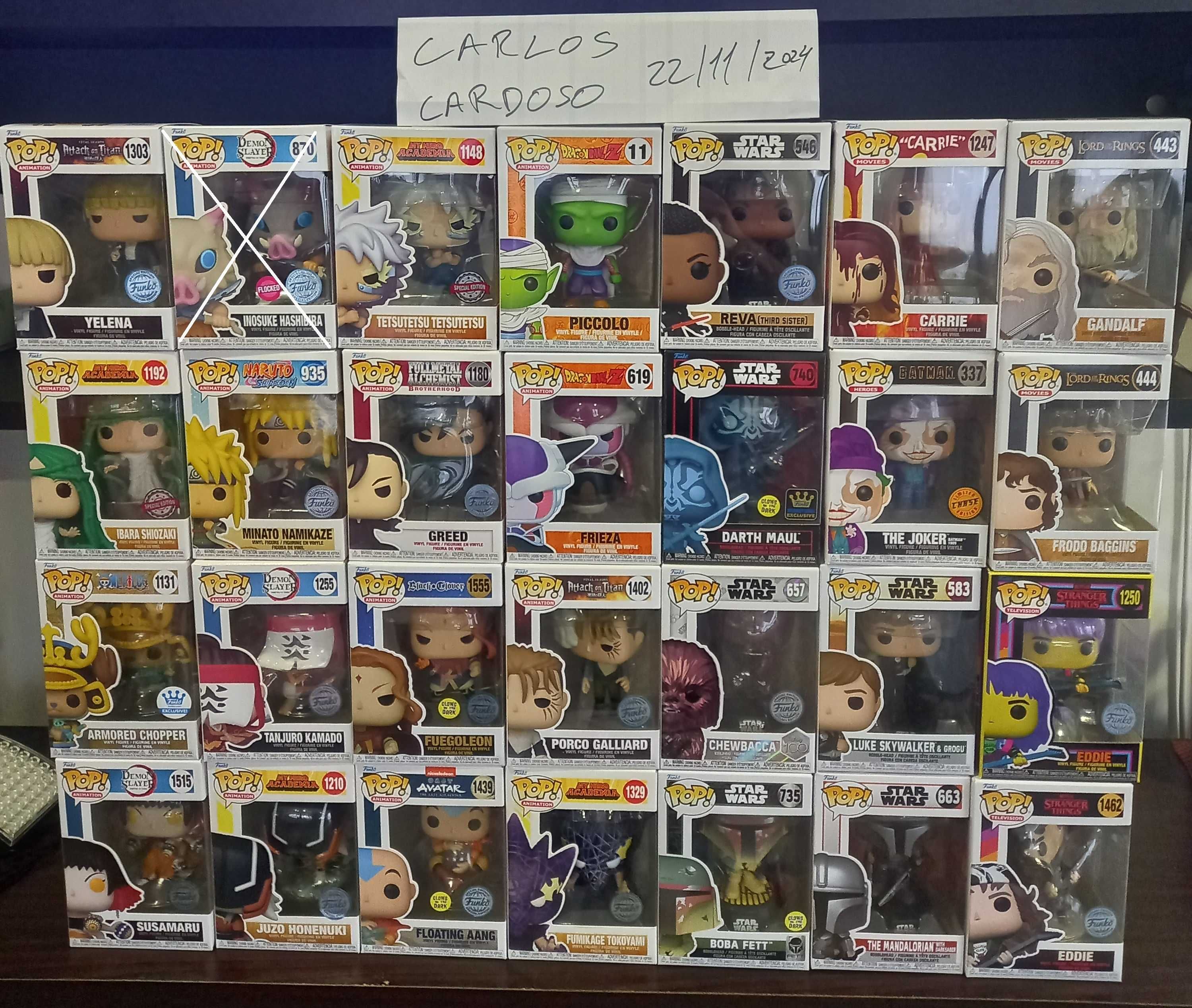 Funko Pop's! (Anime Marvel DC Movies Disney Terror, etc)