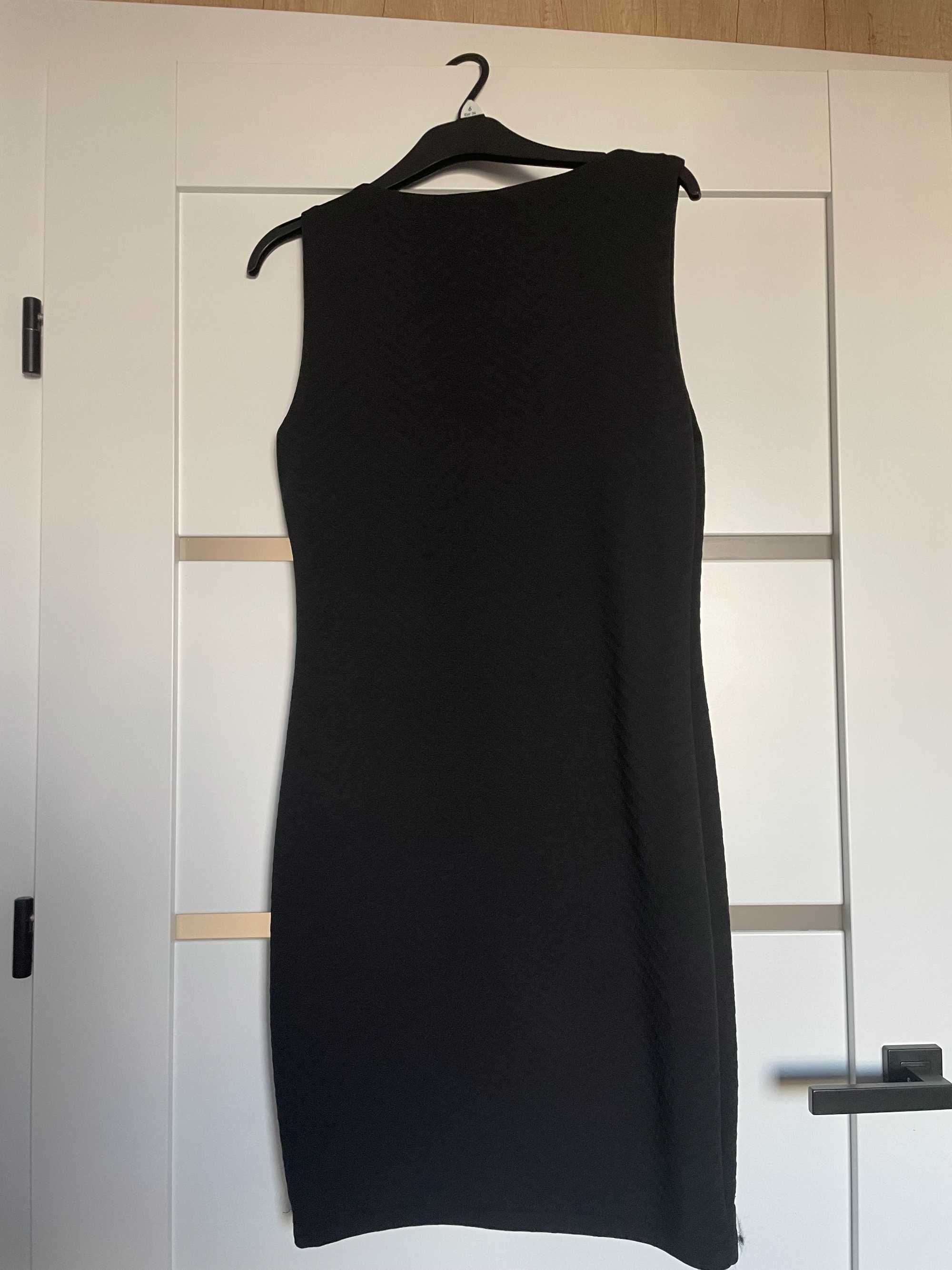 Czarna sukienka sylwester andrzejki rozmiar M Amisu