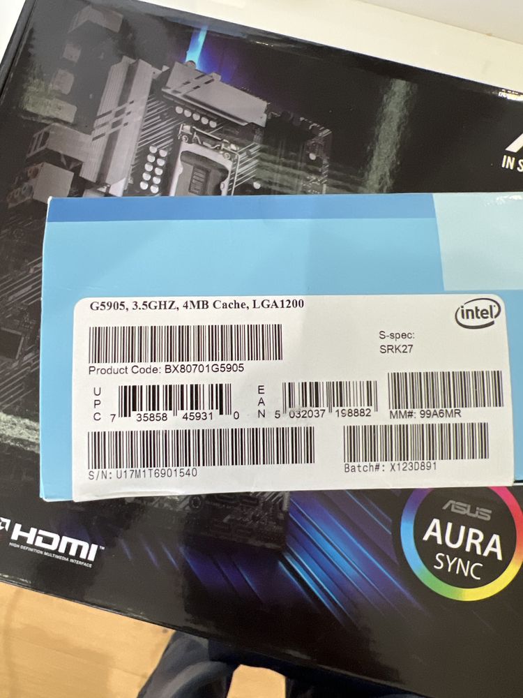 Материнская плата Asus z 490+celerong5905