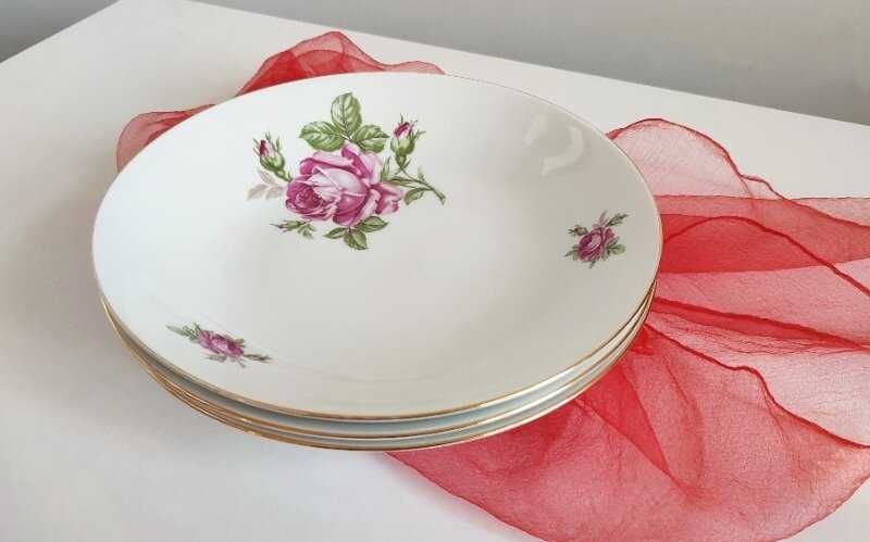 Тарелки богемский фарфор позолота клеймо - EPIAG D.F. Czechoslovakia
