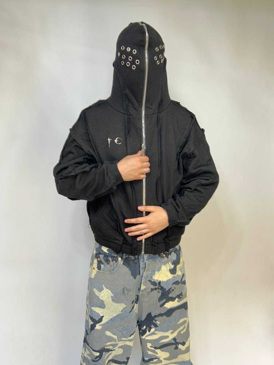 Худі Thug Club zip hoodie зип зипка фулл full y2k archive opium чорна