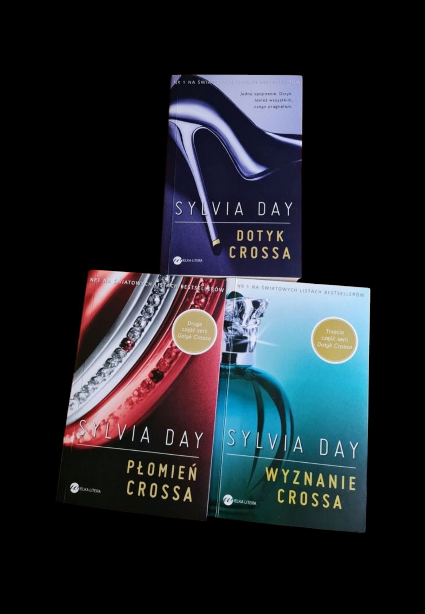 Sylvia Day 3 części Dotyk Crossa, Płomień Crossa i Wyzwanie Crossa