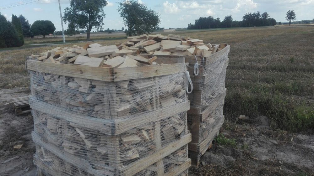 Zrzyny tartaczne, drewno opałowe dąb.