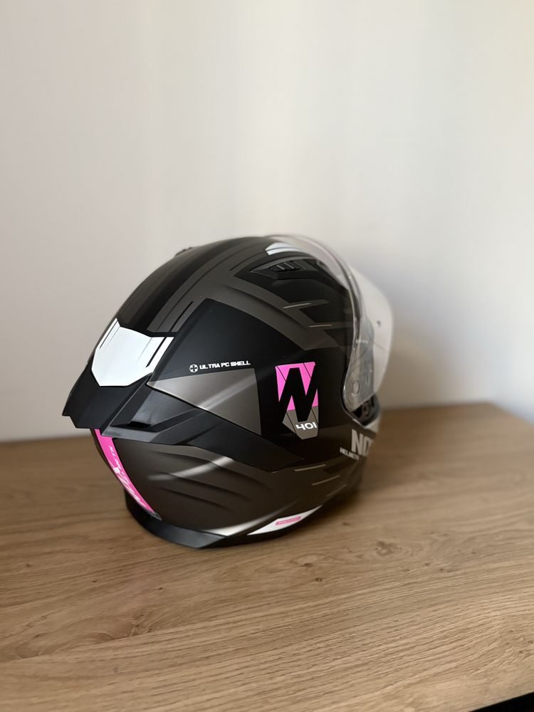 Kask motocyklowy damski NOX M 57-58cm z blendą nowy