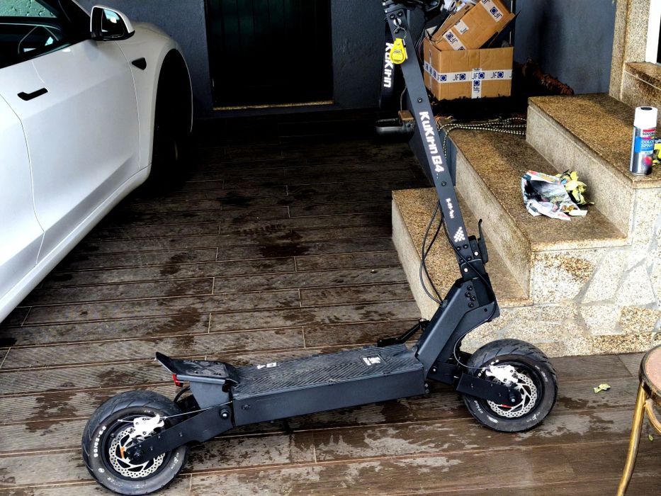 Kukirim g4 com amortecedor de direção