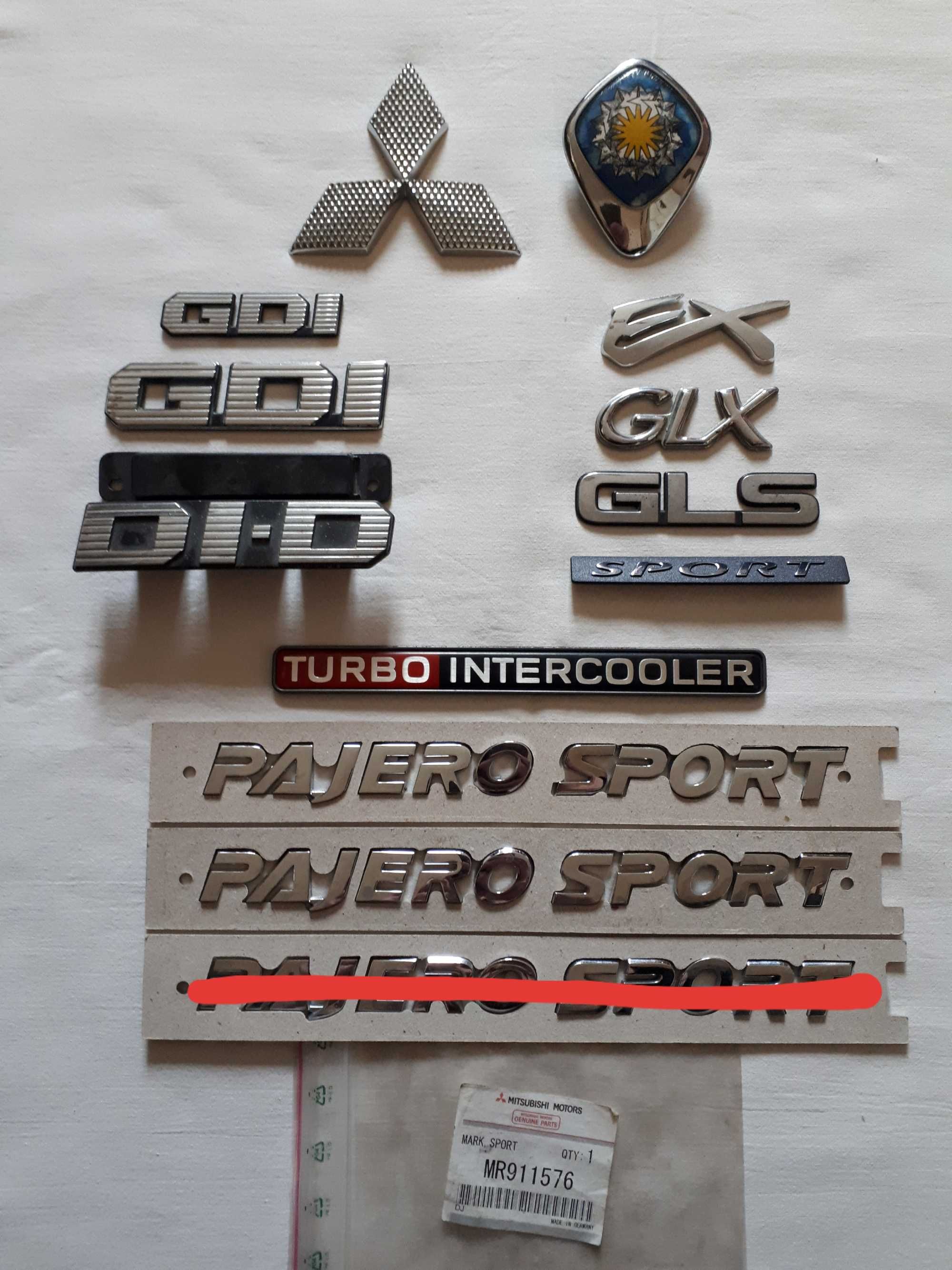 Эмблема значок MITSUBISHI Pajero/Outlander/Grandis/Proton  
 Оригинал