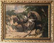 Большая Старинная картина 1924 г.