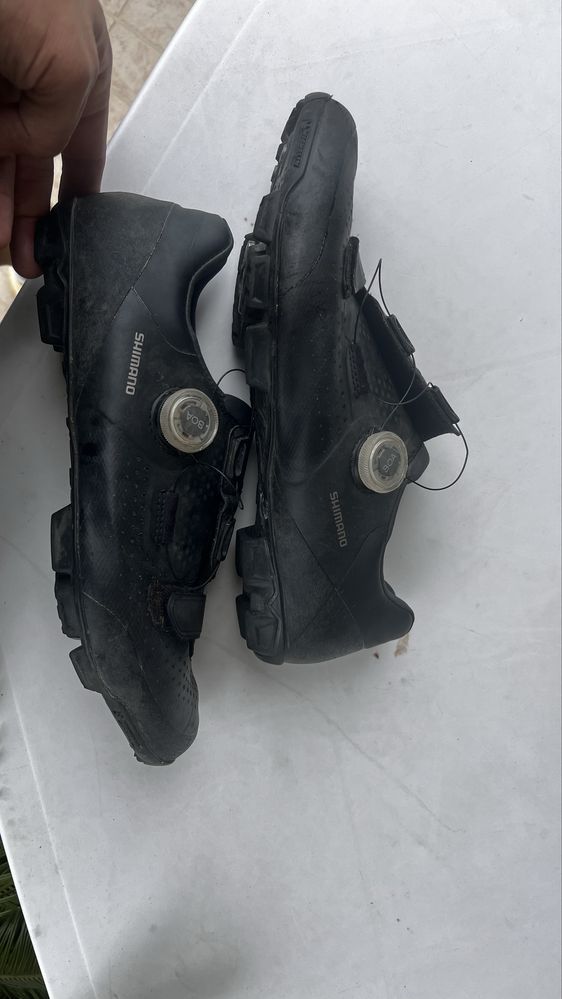 Sapatos btt 42 com cleats shimano